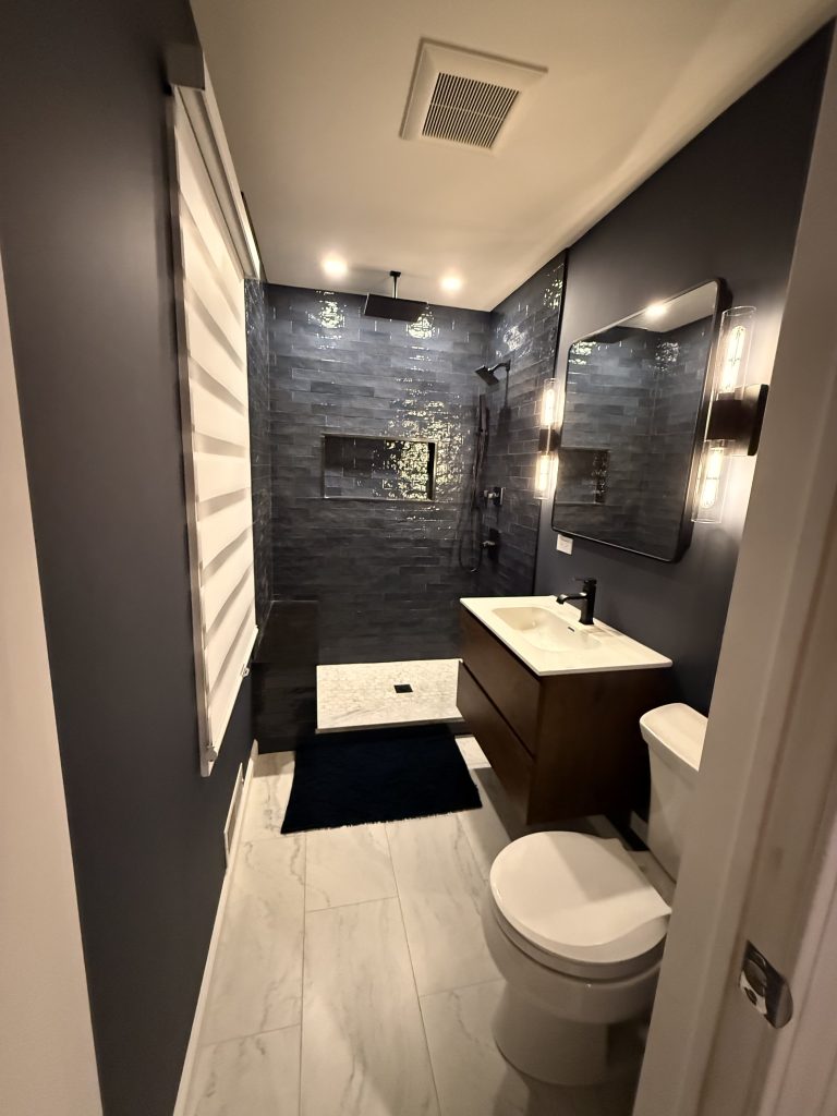Full Modern bathroom remodeling